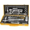 Set Chiavi A Bussola 1/2 - Da 10 A 32mm - 24pz - Cassetta Metallo - INGCO HKTS0243