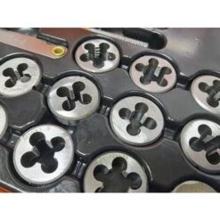 KIT FILIERA 60 PEZZI CASSETTA PER FILETTATURA MASCHI E FEMMINE 16026 -Negozio al dettaglio Ks Tools || No name || Beta 53342732 3