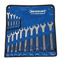 Silverline SP52 Set Di 24 Chiavi Professionali, AF 1/4-1 1/4