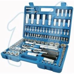 SET CASSETTA CHIAVI A BUSSOLA 108 PEZZI CROMO VANADIO