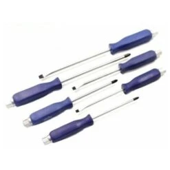 SET 6 CACCIAVITI CON MANICO BATTENTE IN ACCIAIO CROMO VANADIUM CALAMITATI