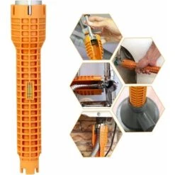 HIASDFLS Chiave Per Rubinetto In Lega Di Alluminio Chiave Per Rubinetto Per Lavello Di Bloccaggio Multifunzione Antiscivolo Rubinetto Per Miscelatore Facile Da Usare Per La Cucina Di Casa Rubinetto Pe