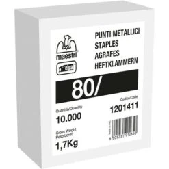 MAESTRI PUNTI ART. 80/16 (PZ.10.000) GALVA SC 1,0