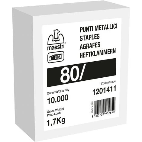 MAESTRI PUNTI ART. 80/16 (PZ.10.000) GALVA SC 1,0 1 MAESTRI PUNTI ART. 80/16 (PZ.10.000) GALVA SC 1,0