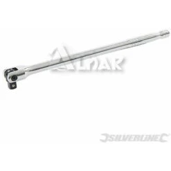 MANICO FLESSIBILE IN CROMO VANADIO INDURITO E TEMPERATO DA 1/2 - 375 MM SILVERLINE