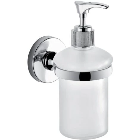 Dosasapone Con Erogatore In Plastica Cromata Serie Felce Gedy FE81 1 Dosasapone Con Erogatore In Plastica Cromata Serie Felce Gedy FE81