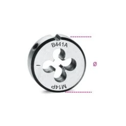 Filiera Tonda Acciaio Cromo 38,1 Passo Fine Beta 441a - 14x1,5