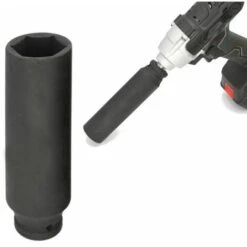 CHIAVE A BUSSOLA A IMPATTO 30mm ATTACCO 1/2" ESAGONALE RINFORZATA 160MM