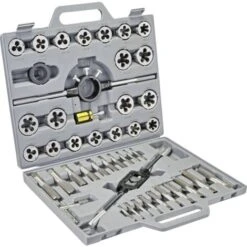 TOOLCRAFT TO-7199877 KIT Maschi E Filiere 45 Parti HSS Metrica M6, M8, M10, M12, M14, M16, M18, M20, M22, M24 7 TOOLCRAFT TO-7199877 KIT Maschi E Filiere 45 Parti HSS Metrica M6, M8, M10, M12, M14, M16, M18, M20, M22, M24 -Negozio al dettaglio Ks Tools || No name || Beta 65606438 3