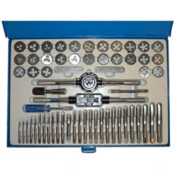 MASCHI E FILIERE 60 Pz - Metrica - POLLICI - Filiera Filettatura