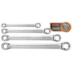 SET 4pz CHIAVI TORX FEMMINA FTX DOPPIA DIRITTA - E6/E24 - NEO TOOLS