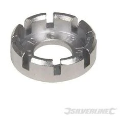 Chiave Per Raggi In Acciaio Per Biciclette Calibro 10 - 15 Silverline
