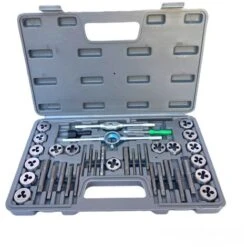 Filiera Maschi Femmine 40 Pezzi Filiera Maschi Femmine 40 Pezzi Per Filettature Con Valigetta Plastica Tungsteno