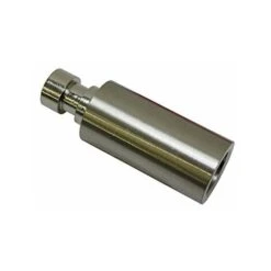 Gardinia 31170 Estensione Per Aste, Metallo, Finitura Acciaio Inossidabile, 4x4x0.1 Cm