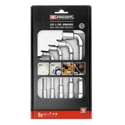 Facom PG.76 - Confezione Di 5 Chiavi A Pipa Doppia