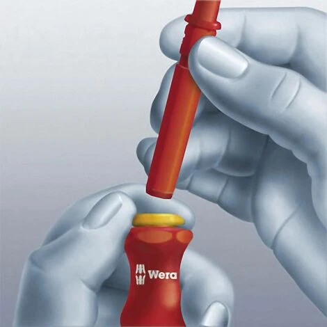 Wera 05003484001 VDE Kit Di Punte Intercambiabili Per Giraviti 16 Parti Taglio, Croce Phillips, Croce Pozidriv, TORX In 4 Wera 05003484001 VDE Kit Di Punte Intercambiabili Per Giraviti 16 Parti Taglio, Croce Phillips, Croce Pozidriv, TORX In - immagine 4