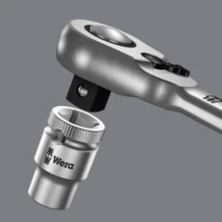 Cricchetto Con Levetta Dinversione 3/8 (10 Mm) 222 Mm Wera 8004 B Zyklop 05004034001 -Negozio al dettaglio Ks Tools || No name || Beta 7097783 4