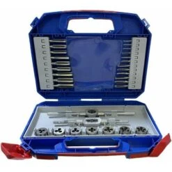 KRINO SET PER FILETTARE MASCHI E FILIERE METRICHE M3 - M12