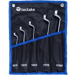 Set Di 5 Chiavi Doppie Ad Anello - Chiavi A Bussola, Chiavi A Cricchetto, Set Chiavi A Cricchetto