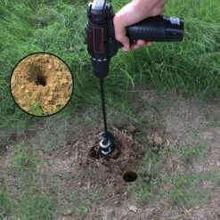 MINKUROW Trivella Da Giardino Trivella A Spirale Punta Antiscivolo Trivella Da Terra Per Trapano 3/8" Esagonale -Negozio al dettaglio Ks Tools || No name || Beta 80376610 3