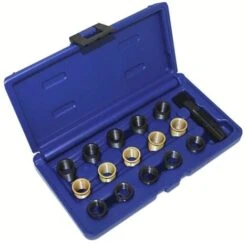 KIT RIPARAZIONE CANDELE CANDELETTE ROTTE 16 PZ PEZZI AUTO FILETTI M14 981sa