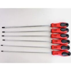 Set 6 Cacciaviti TORX Extra Lunghi 450mm - T20/T45 - CALAMITATI StahKaiser Germany 09582