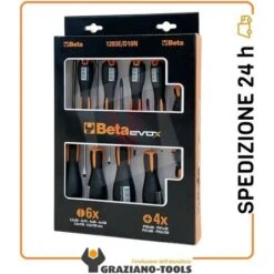 Serie Di 10 Giravite Evox Art. 1201E, 1202E - Beta 1203E/D10N