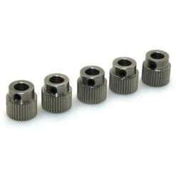 Puleggia Estrusore 40 Denti Cilindro 5 Mm Ingranaggio Guida Ottone Per Stampante 3D Filamento 1,75 Mm E 3 Mm (set Di 5), Acciaio Inossidabile, 5 -Negozio al dettaglio Ks Tools || No name || Beta 85904231 5