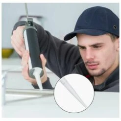 Betterlife Set Di 24 Tappi Per Ugelli Per Calafataggio, Include 12 Confezioni Di Ugelli Per Calafataggio Bianchi E 12 Confezioni Di Cappucci Per Calafataggio Rossi Cappucci Per Ugelli, Plastica -Negozio al dettaglio Ks Tools || No name || Beta 85907306 3