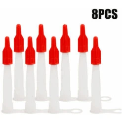 Ugelli Di Ricambio Per Tubi In Silicone Betterlife Tappi Per Mastice Per Ugelli Richiudibili Cartuccia Di Ricambio Coperchi Sigillanti Ugelli Per Utensili Sigillante Per Viti 8 Pezzi