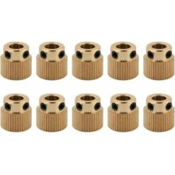 10 Pezzi Ruota Estrusore In Ottone 26/40 Denti Ruota In Ottone Per CR-10.CR-10S, Estrusore Ender 3, Ender 3 Pro, MK7 MK8 (40 Denti)