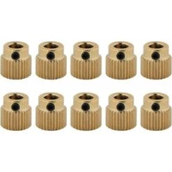 10 Pezzi Ruota Estrusore In Ottone 26/40 Denti Ruota In Ottone Per CR-10.CR-10S, Estrusore Ender 3, Ender 3 Pro, MK7 MK8 (26 Denti)