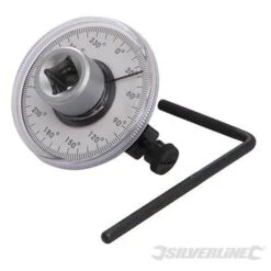 CHIAVE A GRADI DINAMOMETRICA 0-360° ATTACCO 1/2&quot OFFICINA GONIOMETRO MOTO AUTO S