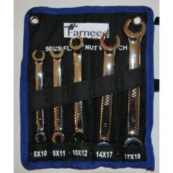 Chiavi Aperte Per Raccordi Tubi Freni POMPA OLIO RACCORDERIA SPACCATE 5PZ 8-19