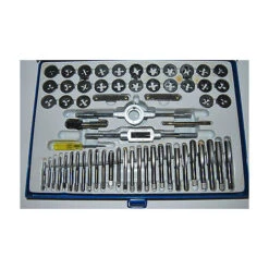 SET 60 PZ MASCHI E FILIERA FILIERE CHROME VANADIUM METRICHE Pollici Filettare OX