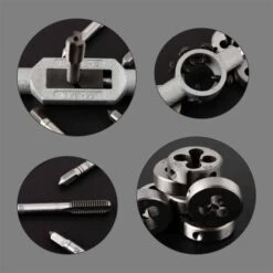 Set Maschi E Filiere 32 Pezzi Set Maschi E Filiere Per Filettatura Rubinetto Metrico Tap Wrench Con Custodia HENGMEI -Negozio al dettaglio Ks Tools || No name || Beta 88136496 5