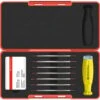 PB SWISS TOOLS - Set Di Giraviti Dinamometrici, 8 Pezzi Con Scala, Attacco Per Lame Intercambiabili, ESD, Coppia Massima: 50 CNm