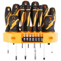 SET 19 PZ CACCIAVITI ASSORTITI PIU' INSERTI TOLSEN