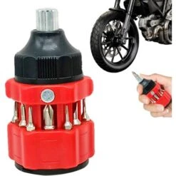 Cacciavite A Cricchetto 12 In 1 Con Punte Multiple - Set Versatile Di Cacciaviti Combinati Per Riparazioni Fai-da-te