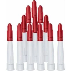 Il Set Di Tappi Per Ugelli Sigillanti Da 24 Pezzi Include 12 Confezioni Di Ugelli Sigillanti Bianchi E 12 Confezioni Di Tappi Per Ugelli Sigillanti Rossi In Plastica