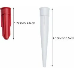 Il Set Di Tappi Per Ugelli Sigillanti Da 24 Pezzi Include 12 Confezioni Di Ugelli Sigillanti Bianchi E 12 Confezioni Di Tappi Per Ugelli Sigillanti Rossi In Plastica -Negozio al dettaglio Ks Tools || No name || Beta 92055985 3