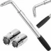 Chiave Per Dadi Ruota Chiave Per Dadi Ruota Telescopica Chiave Per Dadi Ruota Telescopica 1/2" Attacco Con 2 Dadi 17/19mm 21/23mm Bulloni Per Ruote Auto Retoo