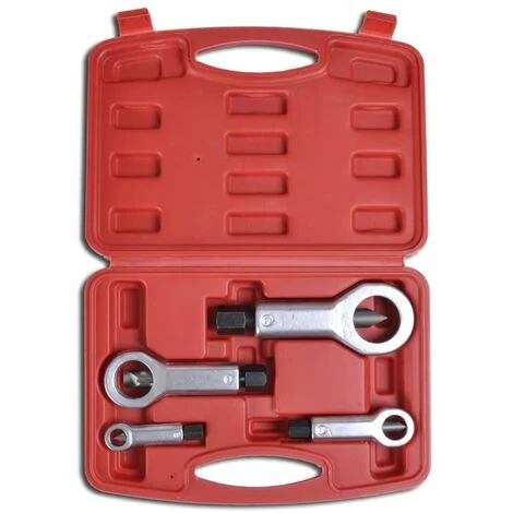 Kit Estrattori Dado 9mm-27mm 4 Pz Rimozione Dado Arrotondato VidaXL 2 Kit Estrattori Dado 9mm-27mm 4 Pz Rimozione Dado Arrotondato VidaXL - immagine 2