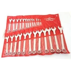 SET CHIAVI COMBINATE 25PZ 6-32MM FISSE E STELLA CROMO VANADIO FINITURA LUCIDA