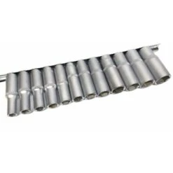 SET DI CHIAVI BUSSOLA LUNGHE DA 1/2 CHROME VANADIUM 10 A 24m 12 PEZZI MR70253