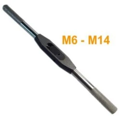 Trade Shop - Chiave Giramaschio A Barra Regolabili Per Filiera Raccordi In Lega M6-m14