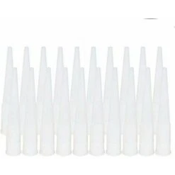 20 Pezzi Manicotti Per Cartuccia Manicotti Di Ricambio In Silicone Punte In Silicone Ugelli Cartuccia Cartuccia Ugelli (Diametro Interno Interfaccia: 15mm)