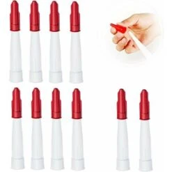 10 Pezzi Cappucci Per Ugelli Per Calafataggio Set Di Ugelli Sigillanti In Silicone Di Ricambio Tappi Per Calafataggio Strumento Di Sigillatura