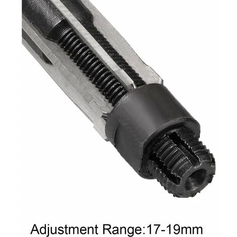Alesatore A Mano Quadrato HSS Fresa Per Utensili In Metallo Regolabile Alesatore A Mano Impostazione Fori 17-19 Mm 6 Scanalature 3 Alesatore A Mano Quadrato HSS Fresa Per Utensili In Metallo Regolabile Alesatore A Mano Impostazione Fori 17-19 Mm 6 Scanalature - immagine 3