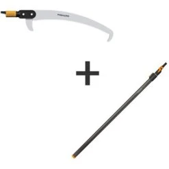 Seghetto Curvo QuikFit + Manico Telescopico 4 Mt - Fiskars